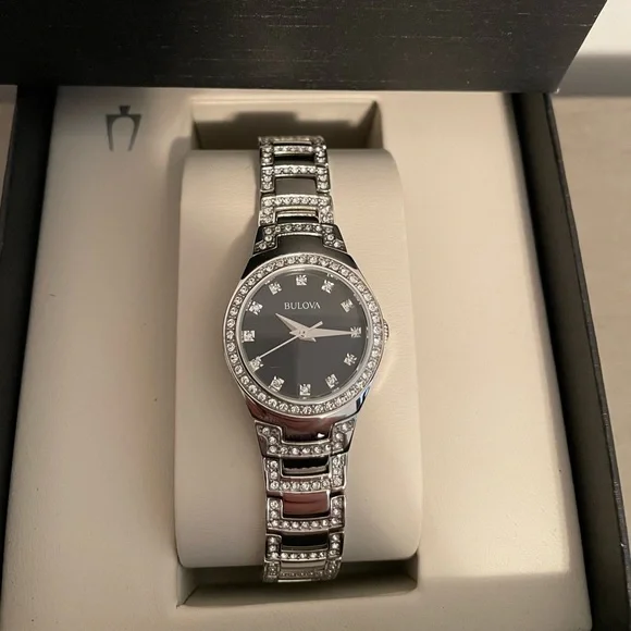 Bulova. Women’s watch. White gold. - Picture 2 of 2